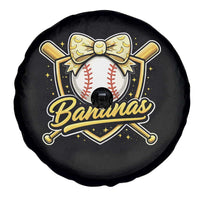 Bananas Coquette Bow Spare Tire Cover Baseball Bats Banana Lovers Women Girls Kids