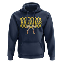 Bananas Coquette Bow Checkered Hoodie Women Girls Kids
