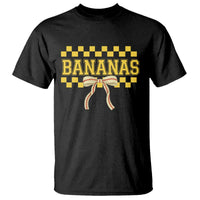 Bananas Coquette Bow Checkered T Shirt Women Girls Kids