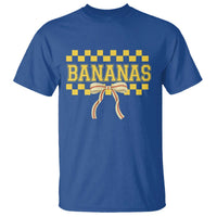 Bananas Coquette Bow Checkered T Shirt Women Girls Kids
