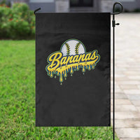 Funny Banana Baseball Garden Flag Sports Team Baseball Drip Ice Cream Style
