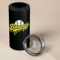Funny Banana Baseball 4 in 1 Can Cooler Tumbler Sports Team Baseball Drip Ice Cream Style