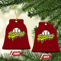 Funny Banana Baseball Ceramic Ornament Sports Team Baseball Drip Ice Cream Style
