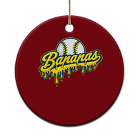 Funny Banana Baseball Ceramic Ornament Sports Team Baseball Drip Ice Cream Style