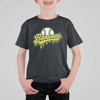 Funny Banana Baseball T Shirt For Kid Sports Team Baseball Drip Ice Cream Style