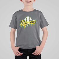 Funny Banana Baseball T Shirt For Kid Sports Team Baseball Drip Ice Cream Style
