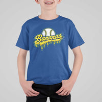 Funny Banana Baseball T Shirt For Kid Sports Team Baseball Drip Ice Cream Style