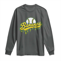 Funny Banana Baseball Long Sleeve Shirt Sports Team Baseball Drip Ice Cream Style