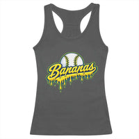 Funny Banana Baseball Racerback Tank Top Sports Team Baseball Drip Ice Cream Style