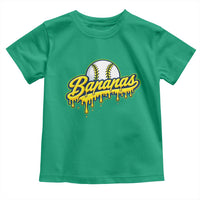 Funny Banana Baseball Toddler T Shirt Sports Team Baseball Drip Ice Cream Style