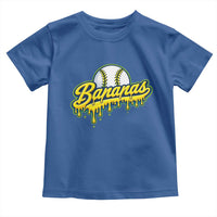 Funny Banana Baseball Toddler T Shirt Sports Team Baseball Drip Ice Cream Style