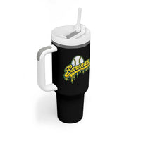 Funny Banana Baseball Tumbler With Handle Sports Team Baseball Drip Ice Cream Style