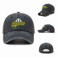 Funny Banana Baseball Washed Cotton Baseball Cap Sports Team Baseball Drip Ice Cream Style