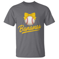 Bananas Coquette Bow T Shirt Banana Retro Popular Fruit Humor Cute Girls Kids