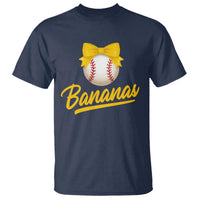 Bananas Coquette Bow T Shirt Banana Retro Popular Fruit Humor Cute Girls Kids