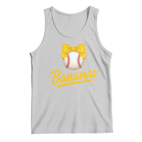 Bananas Coquette Bow Tank Top Banana Retro Popular Fruit Humor Cute Girls Kids