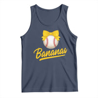 Bananas Coquette Bow Tank Top Banana Retro Popular Fruit Humor Cute Girls Kids