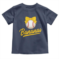 Bananas Coquette Bow Toddler T Shirt Banana Retro Popular Fruit Humor Cute Girls Kids
