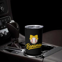 Bananas Coquette Bow Tumbler Cup Banana Retro Popular Fruit Humor Cute Girls Kids