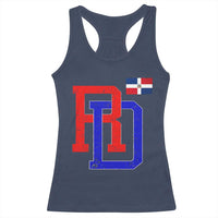 Dominican Republic Racerback Tank Top Distressed RD Flag Dominican Pride