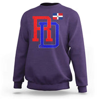 Dominican Republic Sweatshirt Distressed RD Flag Dominican Pride
