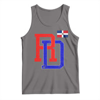Dominican Republic Tank Top Distressed RD Flag Dominican Pride