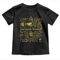 Bananas Baseball Toddler T Shirt Cute Trendy Banana Baseball Game Day Doodle