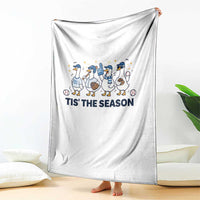 Baseball Silly Goose Throw Blanket Funny Tis The Season Baseball Mom