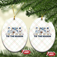 Baseball Silly Goose Ceramic Ornament Funny Tis The Season Baseball Mom