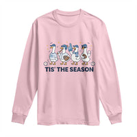 Baseball Silly Goose Long Sleeve Shirt Funny Tis The Season Baseball Mom