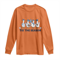 Baseball Silly Goose Long Sleeve Shirt Funny Tis The Season Baseball Mom