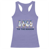 Baseball Silly Goose Racerback Tank Top Funny Tis The Season Baseball Mom