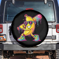 Banana Baseball Drip Spare Tire Cover Funny Baseball Drip Ice Cream Kids Youth Boys
