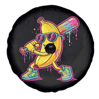 Banana Baseball Drip Spare Tire Cover Funny Baseball Drip Ice Cream Kids Youth Boys