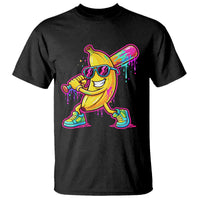 Banana Baseball Drip T Shirt Funny Baseball Drip Ice Cream Kids Youth Boys
