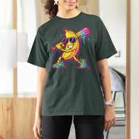 Banana Baseball Drip T Shirt For Women Funny Baseball Drip Ice Cream Kids Youth Boys