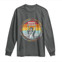 Statue of Liberty Hands Off Protest Long Sleeve Shirt Resist Resistance