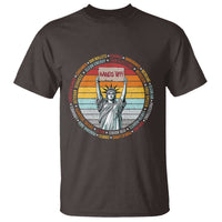 Statue of Liberty Hands Off Protest T Shirt Resist Resistance