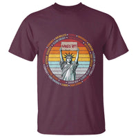 Statue of Liberty Hands Off Protest T Shirt Resist Resistance