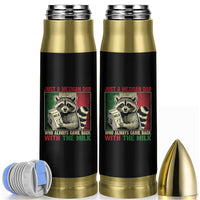 Fathers Day Mexican Dad Bullet Tumbler A Dad Who Always Came Back With The Milk Mexico Flag