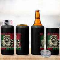 Fathers Day Mexican Dad 4 in 1 Can Cooler Tumbler A Dad Who Always Came Back With The Milk Mexico Flag