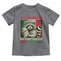 Fathers Day Mexican Dad Toddler T Shirt A Dad Who Always Came Back With The Milk Mexico Flag