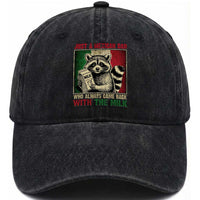 Fathers Day Mexican Dad Washed Cotton Baseball Cap A Dad Who Always Came Back With The Milk Mexico Flag