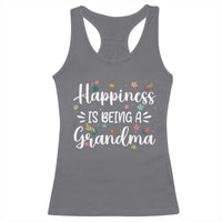 New Grandma Racerback Tank Top Happiness is Being a Grandma Grandmother