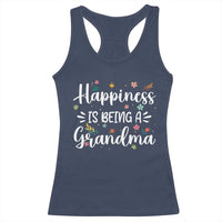 New Grandma Racerback Tank Top Happiness is Being a Grandma Grandmother
