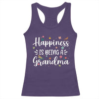 New Grandma Racerback Tank Top Happiness is Being a Grandma Grandmother