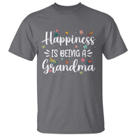 New Grandma T Shirt Happiness is Being a Grandma Grandmother