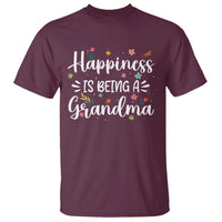 New Grandma T Shirt Happiness is Being a Grandma Grandmother