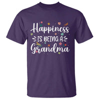 New Grandma T Shirt Happiness is Being a Grandma Grandmother
