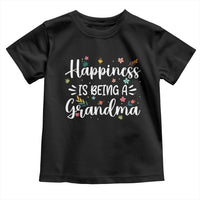 New Grandma Toddler T Shirt Happiness is Being a Grandma Grandmother